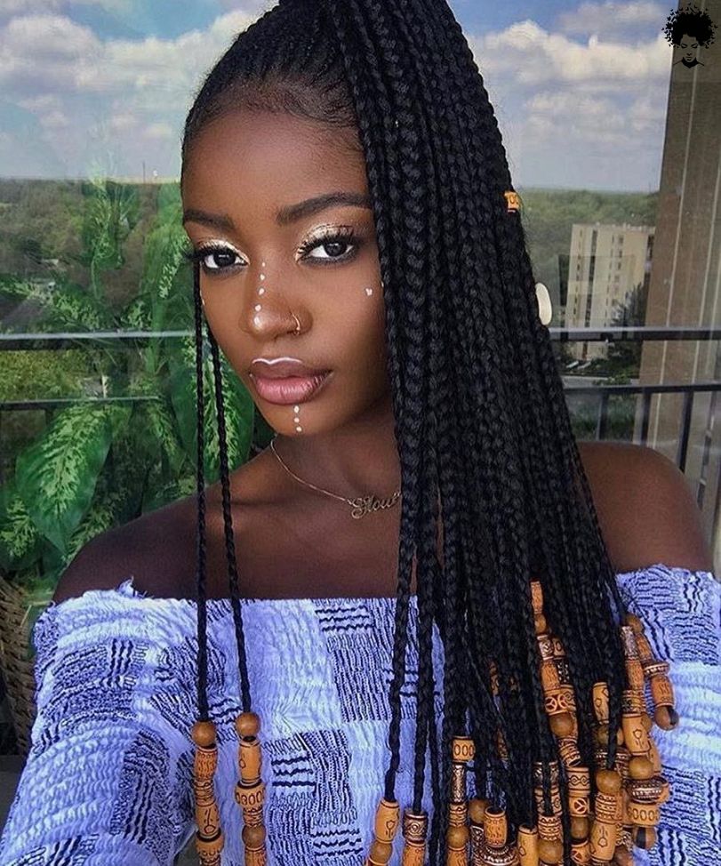 104 Box Braided Hairstyles That Everyone Will Admire 064