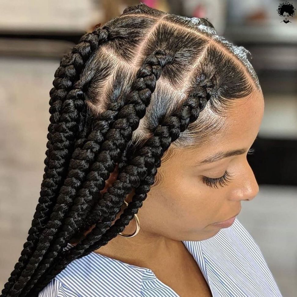 104 Box Braided Hairstyles That Everyone Will Admire 065