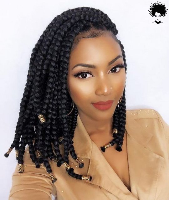 104 Box Braided Hairstyles That Everyone Will Admire 076