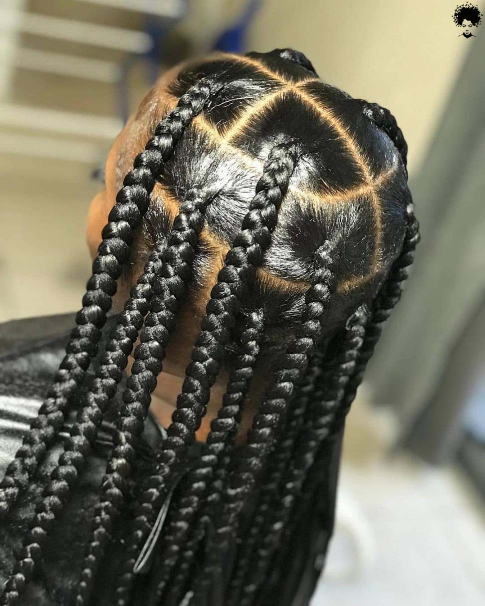 104 Box Braided Hairstyles That Everyone Will Admire 078