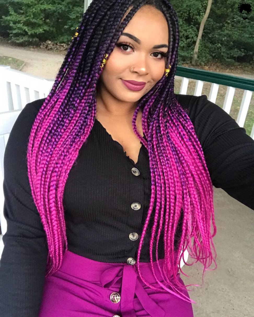 104 Box Braided Hairstyles That Everyone Will Admire 081
