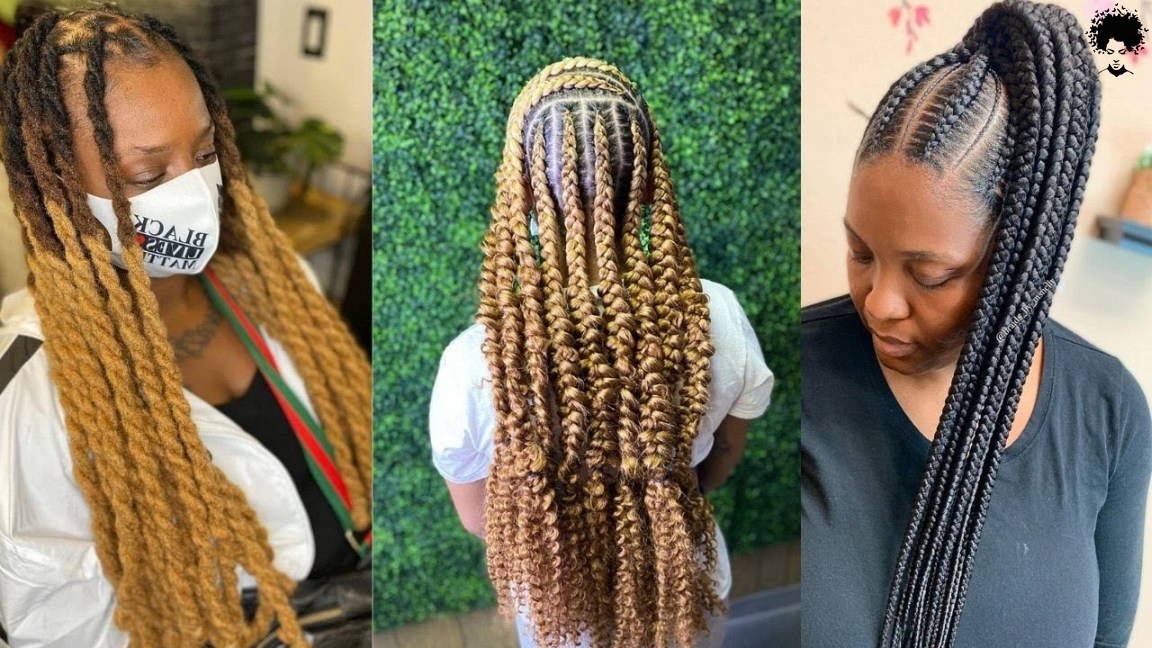104 Box Braided Hairstyles That Everyone Will Admire 089