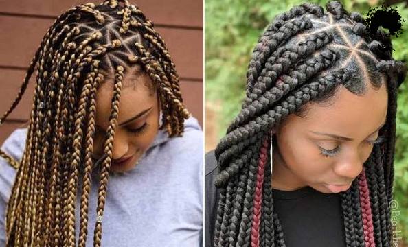 104 Box Braided Hairstyles That Everyone Will Admire 096