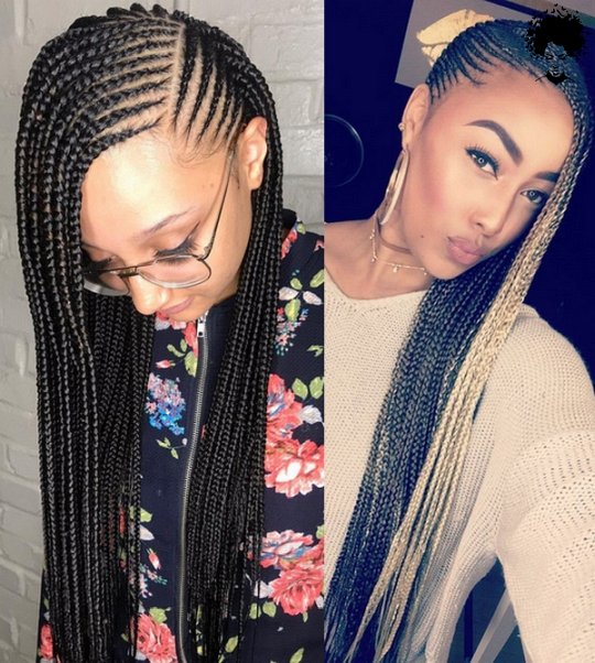 104 Box Braided Hairstyles That Everyone Will Admire 099