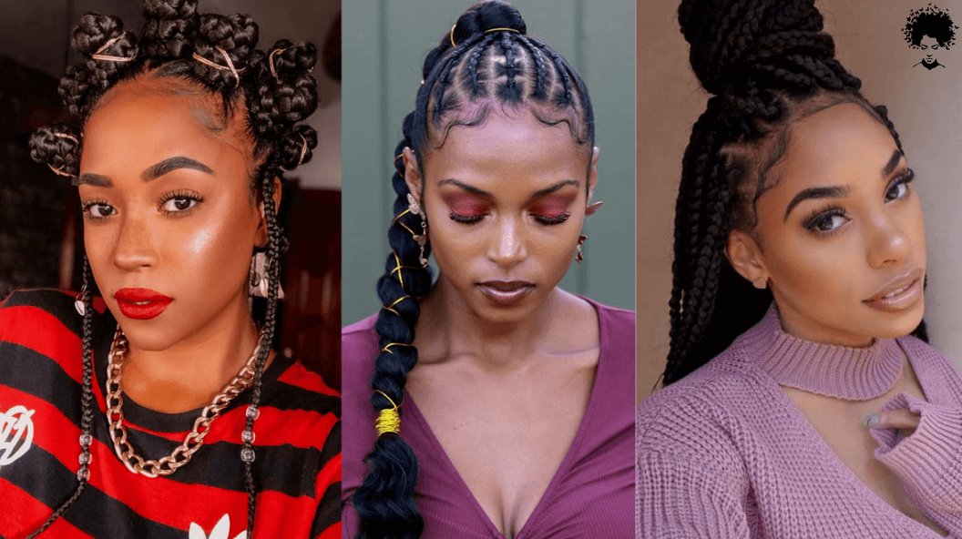 104 Box Braided Hairstyles That Everyone Will Admire 100