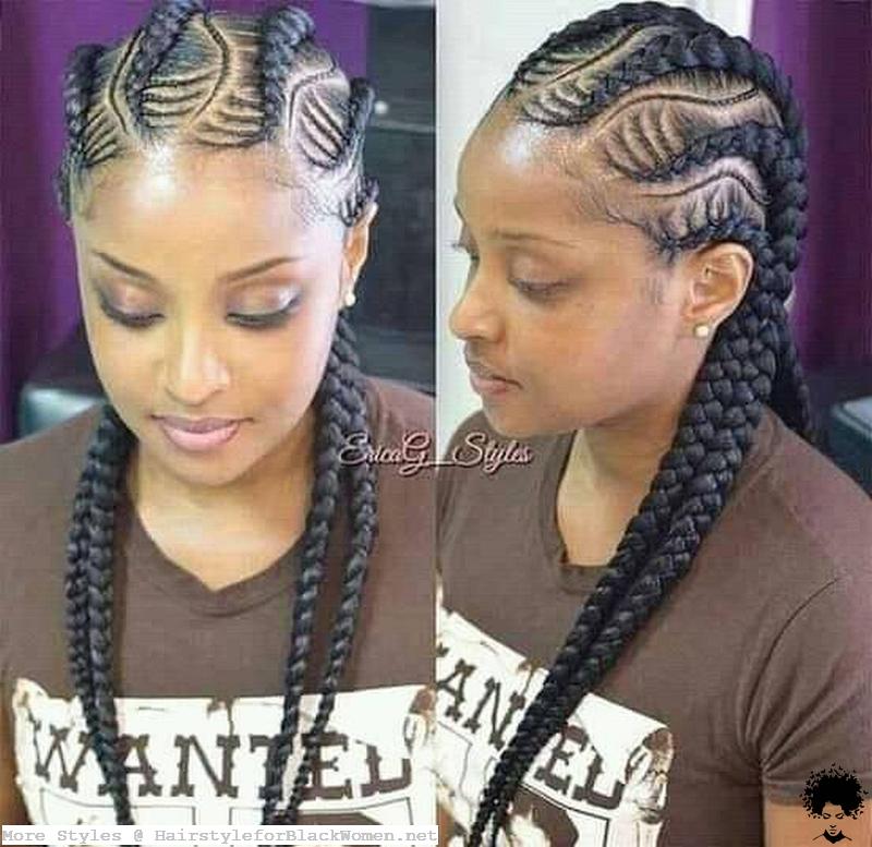 22 Ghanaian Braided Hairstyles That Will Gather Your Hair006