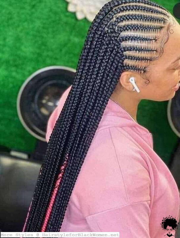 22 Ghanaian Braided Hairstyles That Will Gather Your Hair009