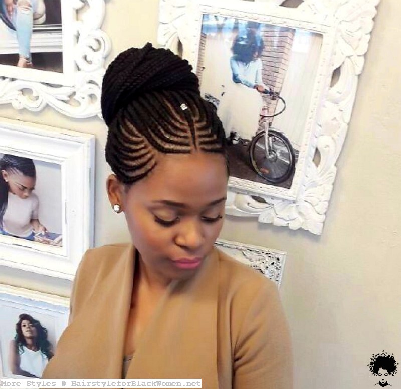 22 Ghanaian Braided Hairstyles That Will Gather Your Hair019