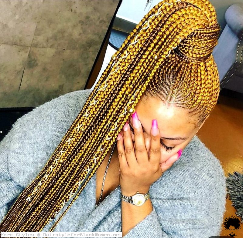 22 Ghanaian Braided Hairstyles That Will Gather Your Hair021