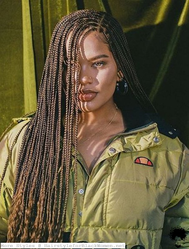 37 Knotless Box Braids These Models Are More Useful Than You Think 003