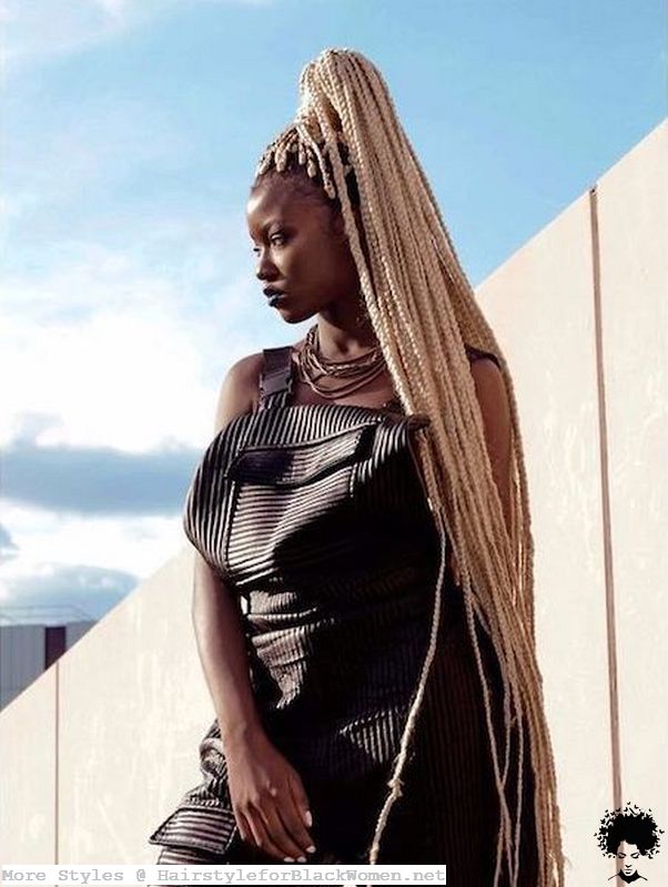 37 Knotless Box Braids These Models Are More Useful Than You Think 009