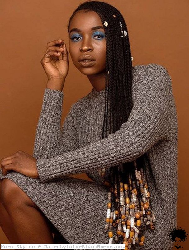 37 Knotless Box Braids These Models Are More Useful Than You Think 010