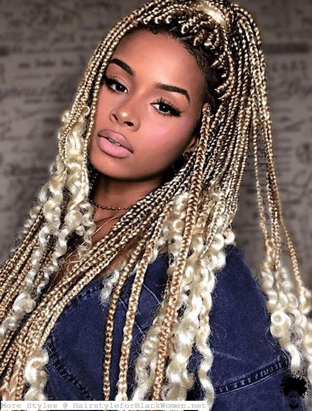 37 Knotless Box Braids These Models Are More Useful Than You Think 011