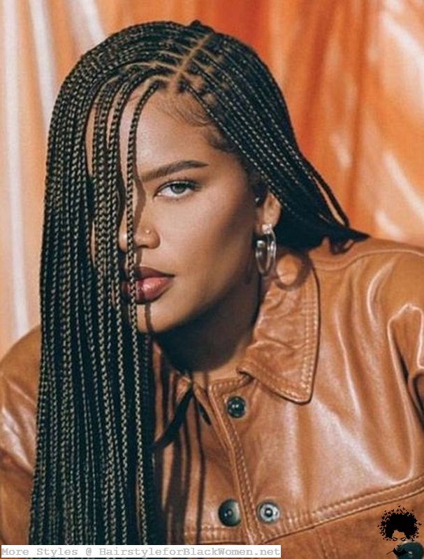37 Knotless Box Braids These Models Are More Useful Than You Think 014
