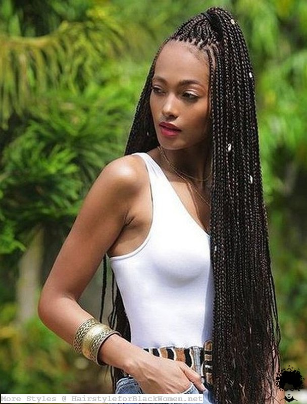 37 Knotless Box Braids These Models Are More Useful Than You Think 020