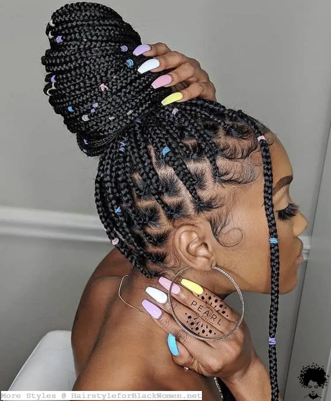 37 Knotless Box Braids These Models Are More Useful Than You Think 022