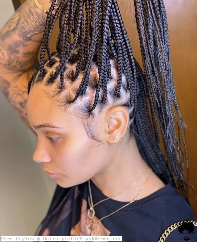 37 Knotless Box Braids These Models Are More Useful Than You Think 023