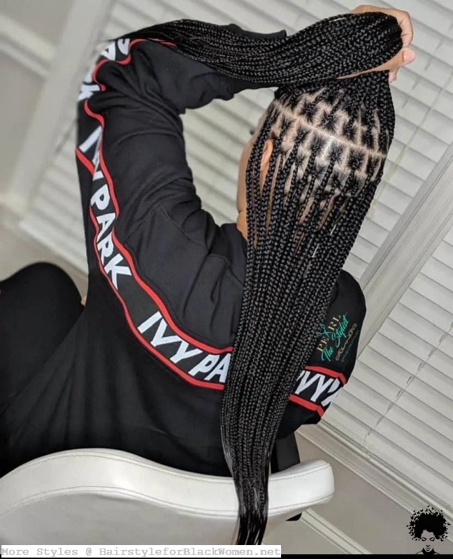 37 Knotless Box Braids These Models Are More Useful Than You Think 024