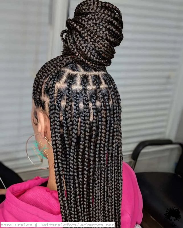 37 Knotless Box Braids These Models Are More Useful Than You Think 027