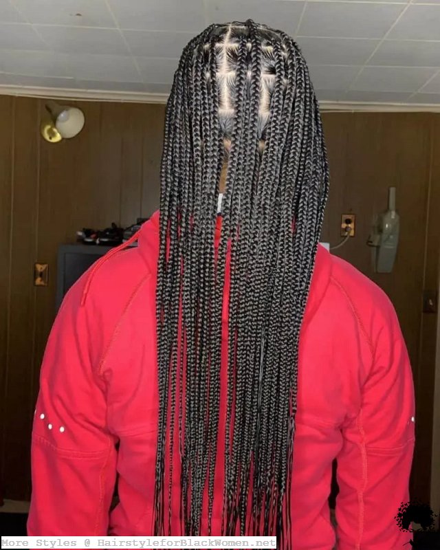 37 Knotless Box Braids These Models Are More Useful Than You Think 031