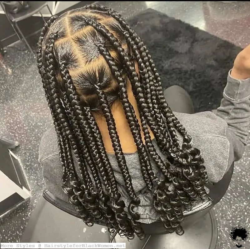 37 Knotless Box Braids These Models Are More Useful Than You Think 035