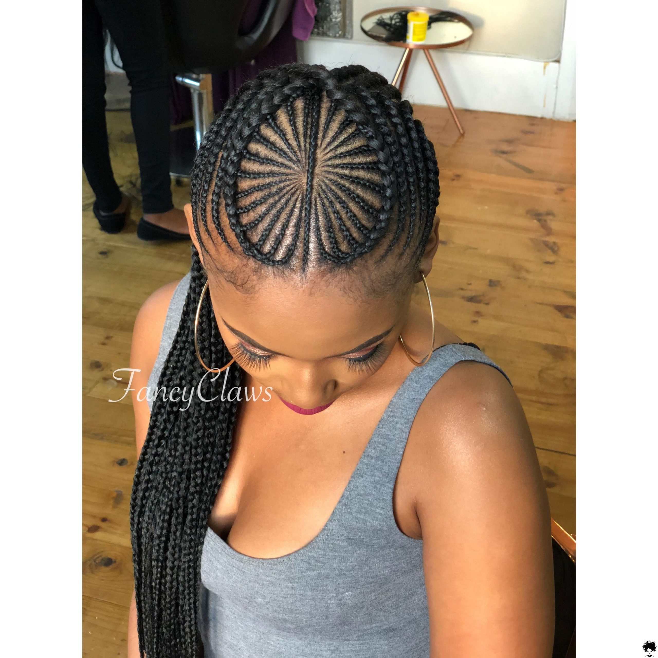Box Braided Hairstyles for African Women007 scaled