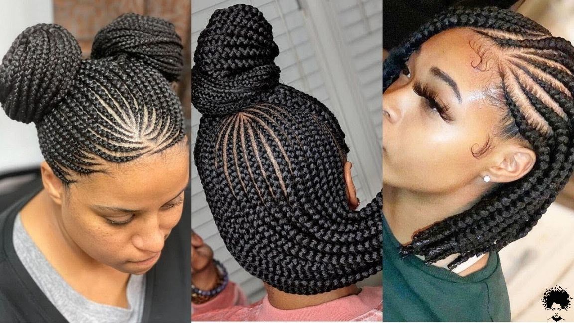 Box Braided Hairstyles for African Women009