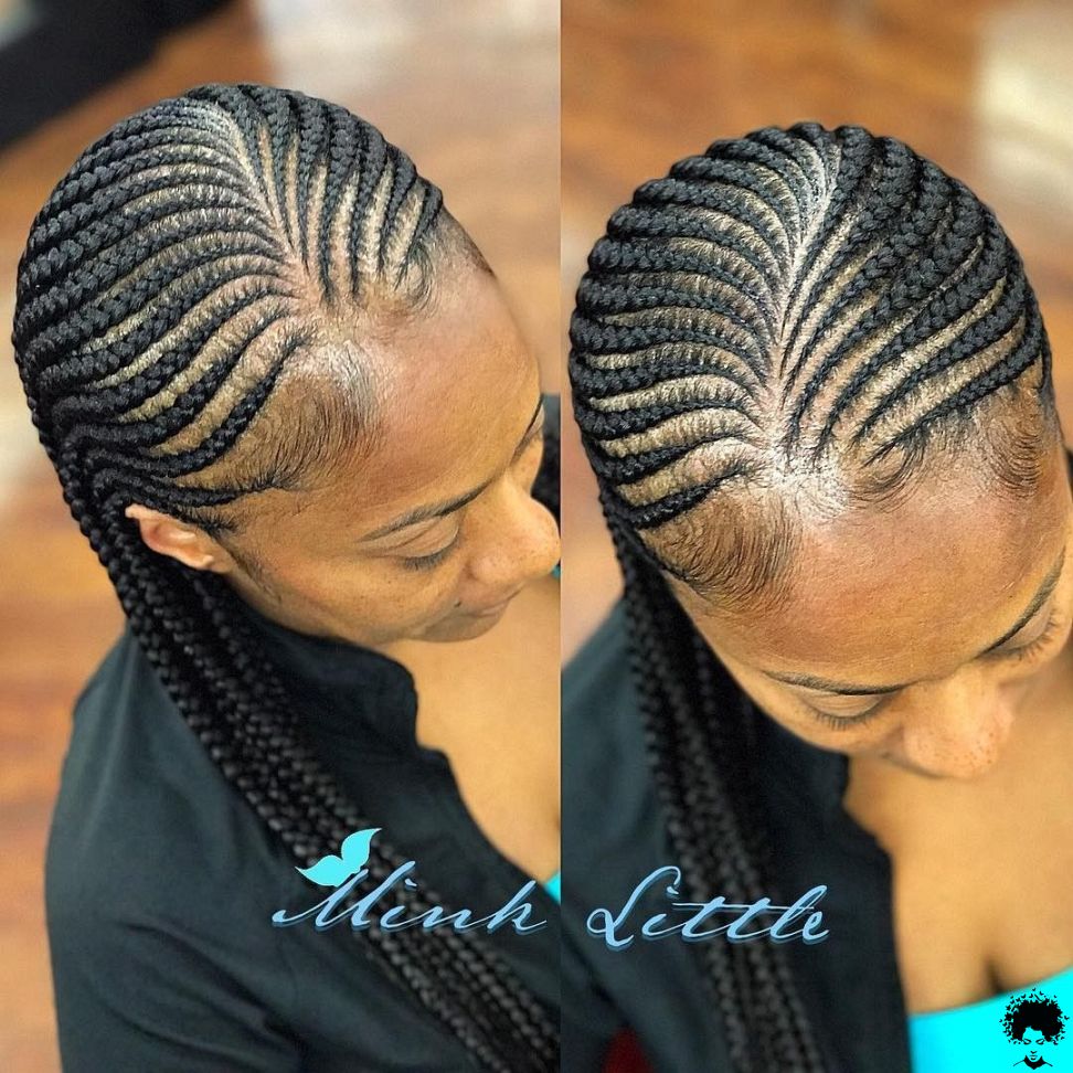 Box Braided Hairstyles for African Women018