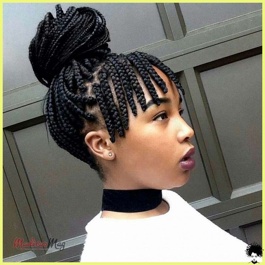 Box Braided Hairstyles for African Women024
