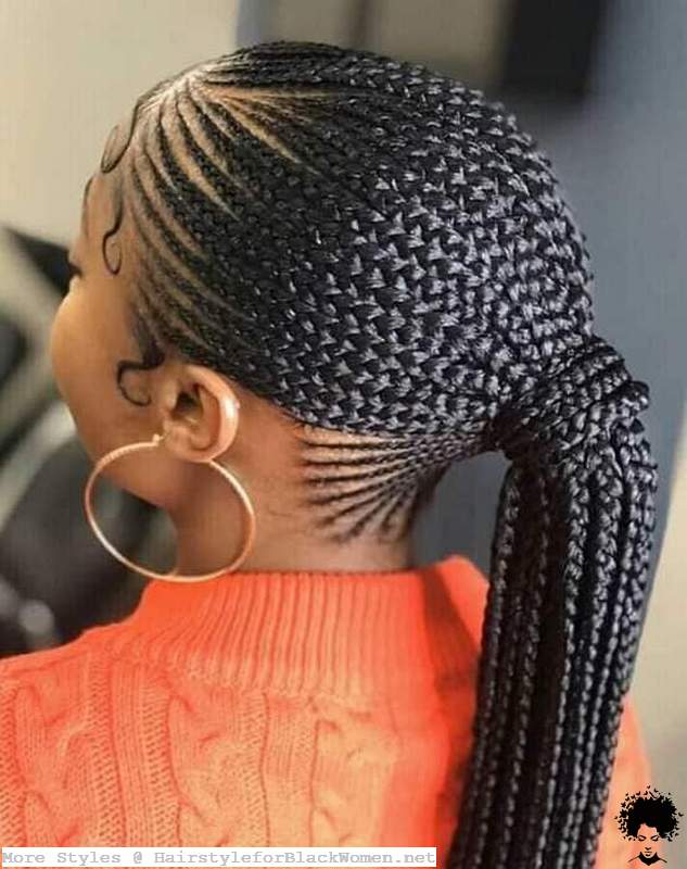 Fascinate With Different Colors And Different Knitting Patterns 60 Ghana Braids Styles004