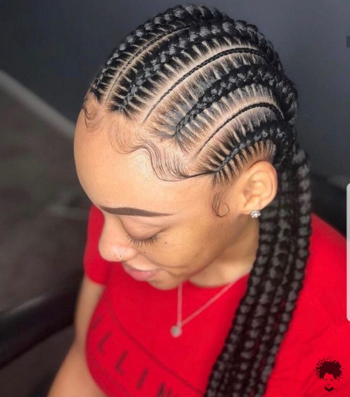 Ghanaian Braided Hairstyles That Will Gather Your Hair 01