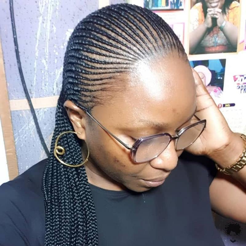Ghanaian Braided Hairstyles That Will Gather Your Hair 02