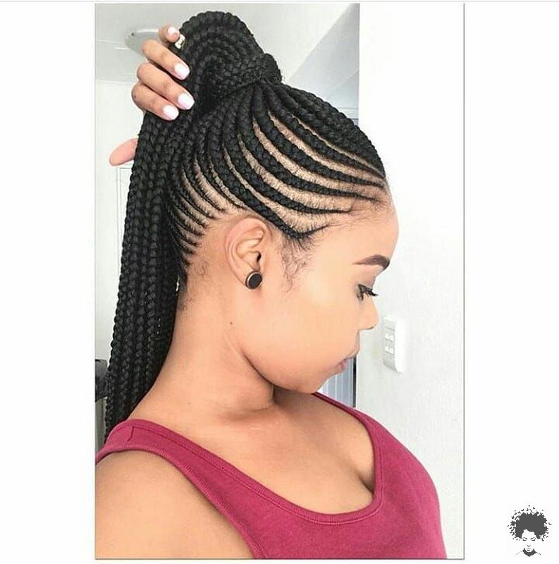 Ghanaian Braided Hairstyles That Will Gather Your Hair 05