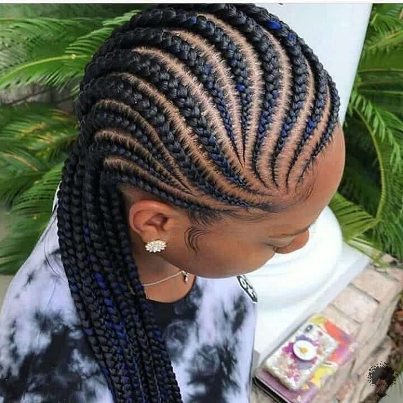 Ghanaian Braided Hairstyles That Will Gather Your Hair 15