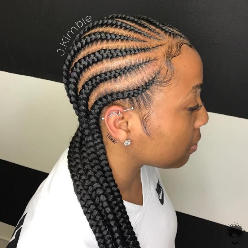 Ghanaian Braided Hairstyles That Will Gather Your Hair 17