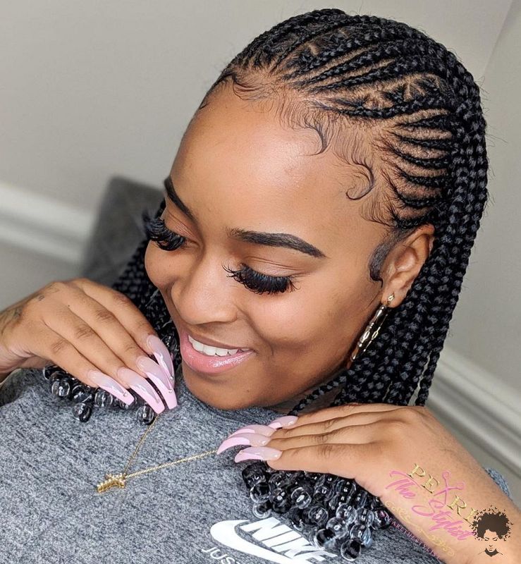 Ghanaian Braided Hairstyles That Will Gather Your Hair 18