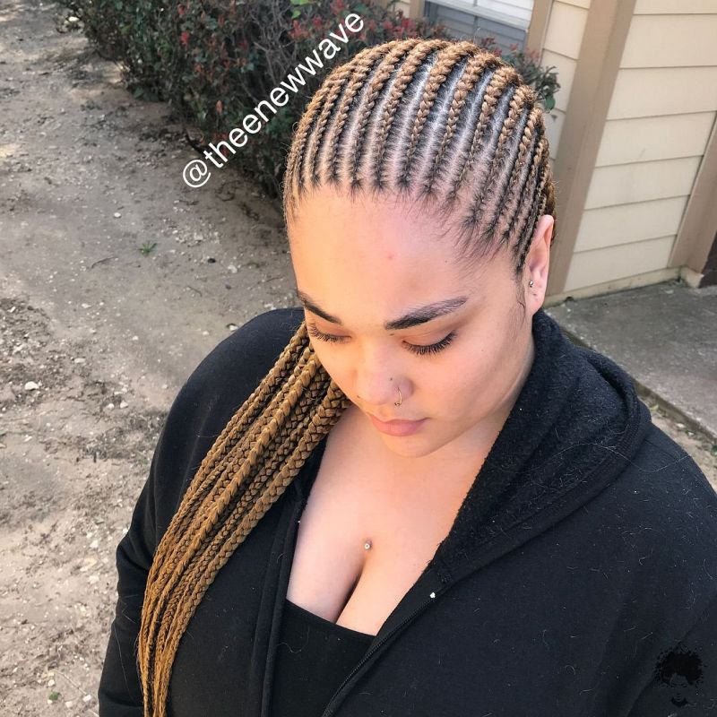 Ghanaian Braided Hairstyles That Will Gather Your Hair 19