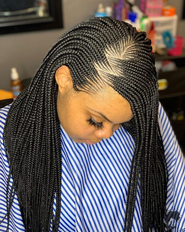 Ghanaian Braided Hairstyles That Will Gather Your Hair 21