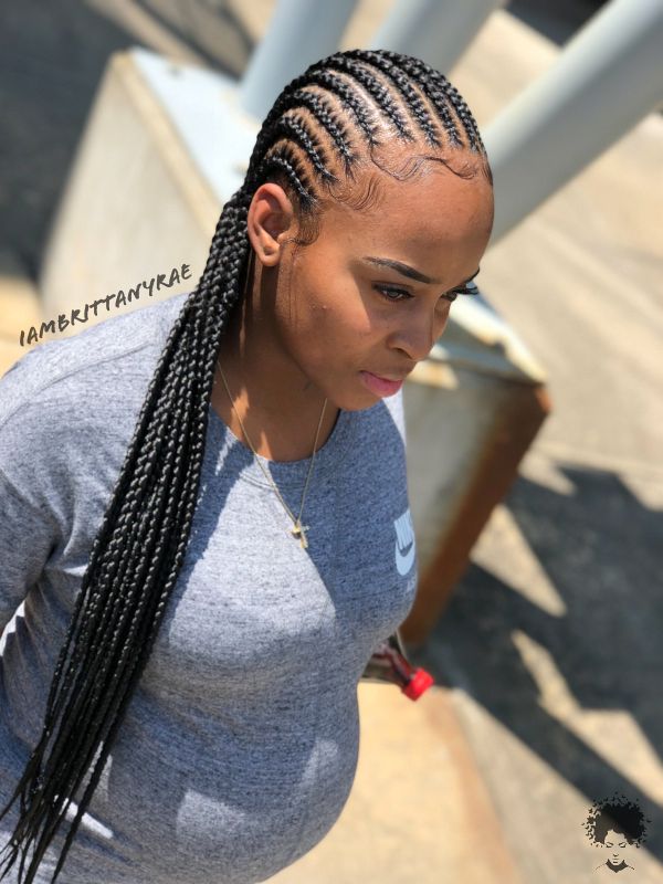 Ghanaian Braided Hairstyles That Will Gather Your Hair 29