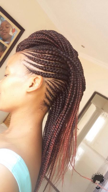 Ghanaian Braided Hairstyles That Will Gather Your Hair 30