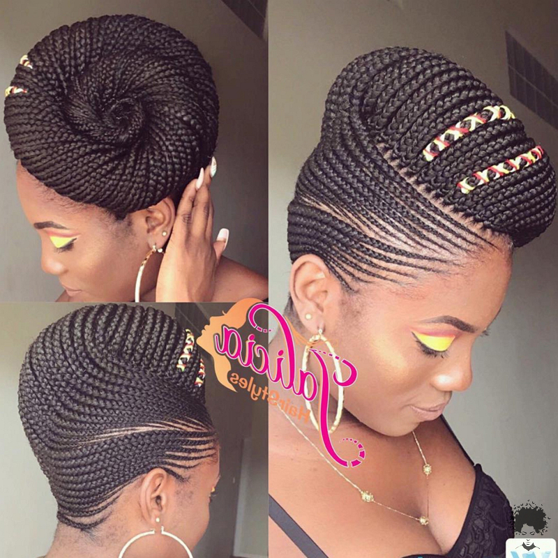 Ghanaian Braided Hairstyles That Will Gather Your Hair 32