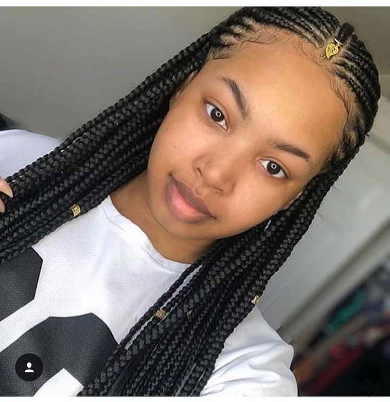 Ghanaian Braided Hairstyles That Will Gather Your Hair 46