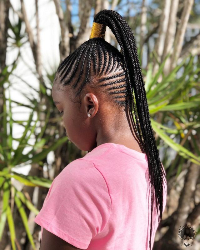 Ghanaian Braided Hairstyles That Will Gather Your Hair 47