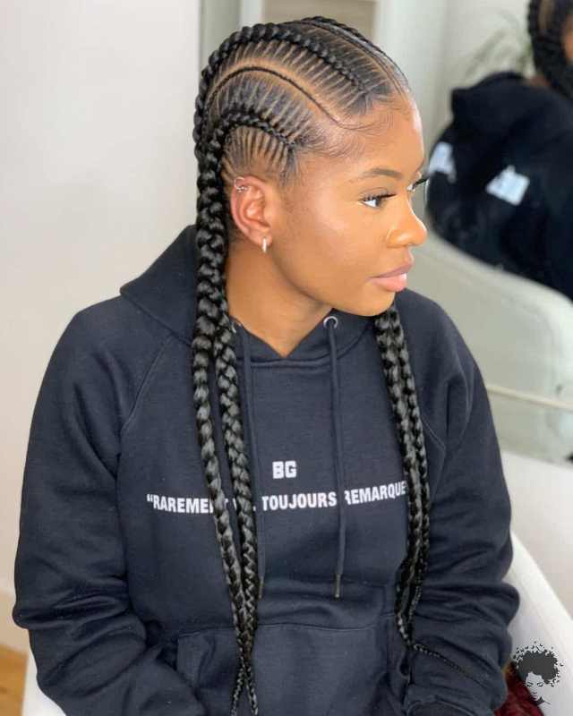 Ghanaian Braided Hairstyles That Will Gather Your Hair 51