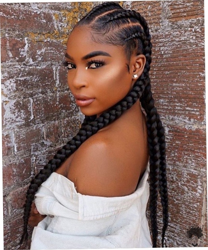 Ghanaian Braided Hairstyles That Will Gather Your Hair 52