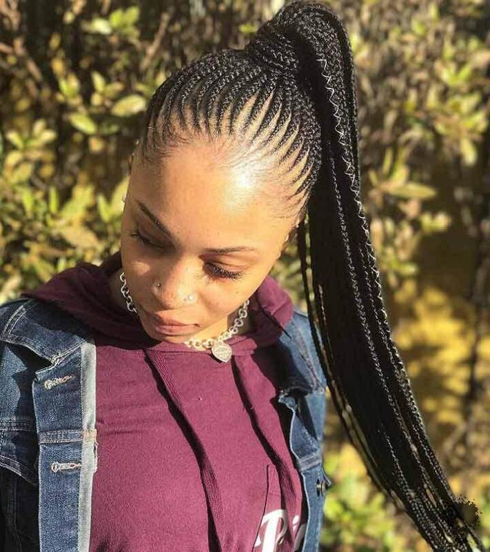 Ghanaian Braided Hairstyles That Will Gather Your Hair 53