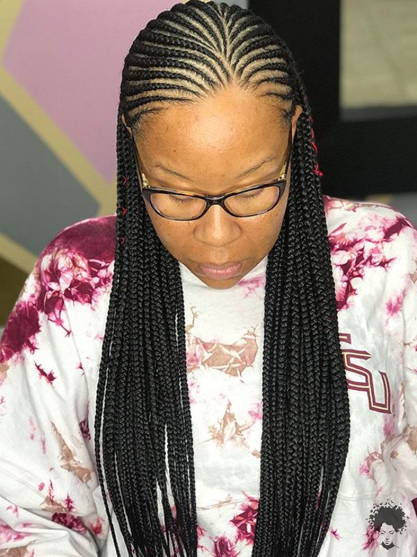 Ghanaian Braided Hairstyles That Will Gather Your Hair 57