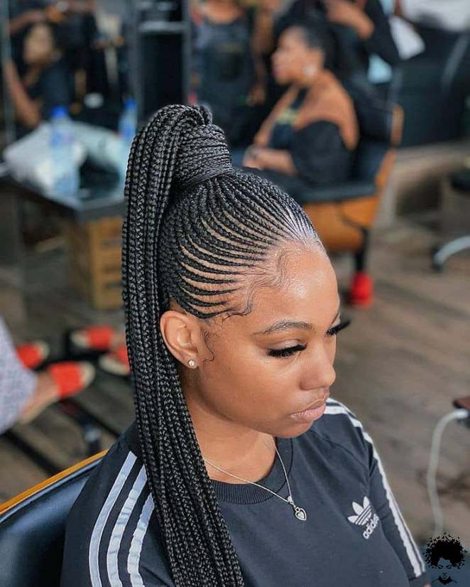 How One Should Use Long Ghana Braids in 2021 031