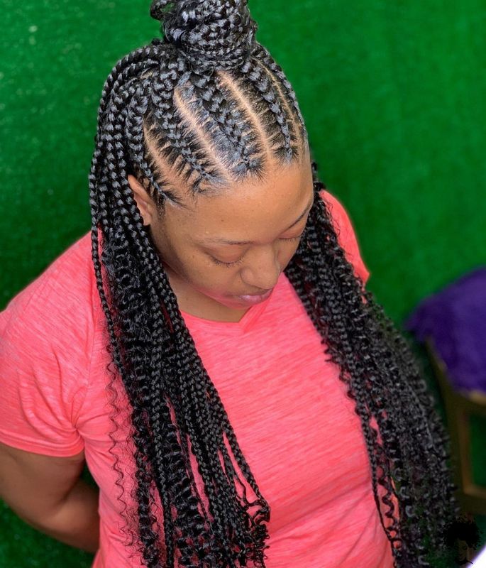 Latest Ghana Weaving Styles 2021 Beautiful Braids You Will Love 004