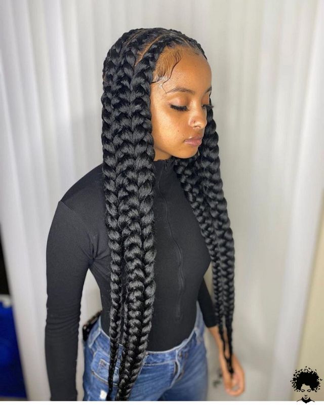 Latest Ghana Weaving Styles 2021 Beautiful Braids You Will Love 006